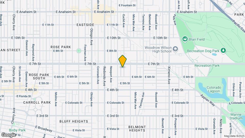 657 Euclid Ave Map and Location Details