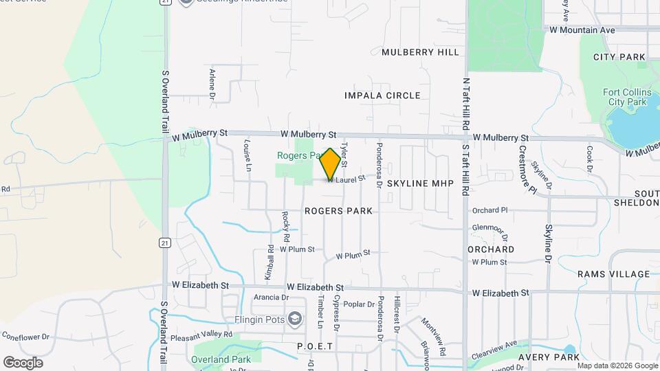 2519 W Laurel St Map and Location Details