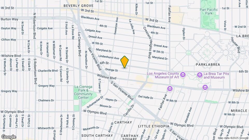 6421 Orange St Mapa y Detalles de la Ubicación