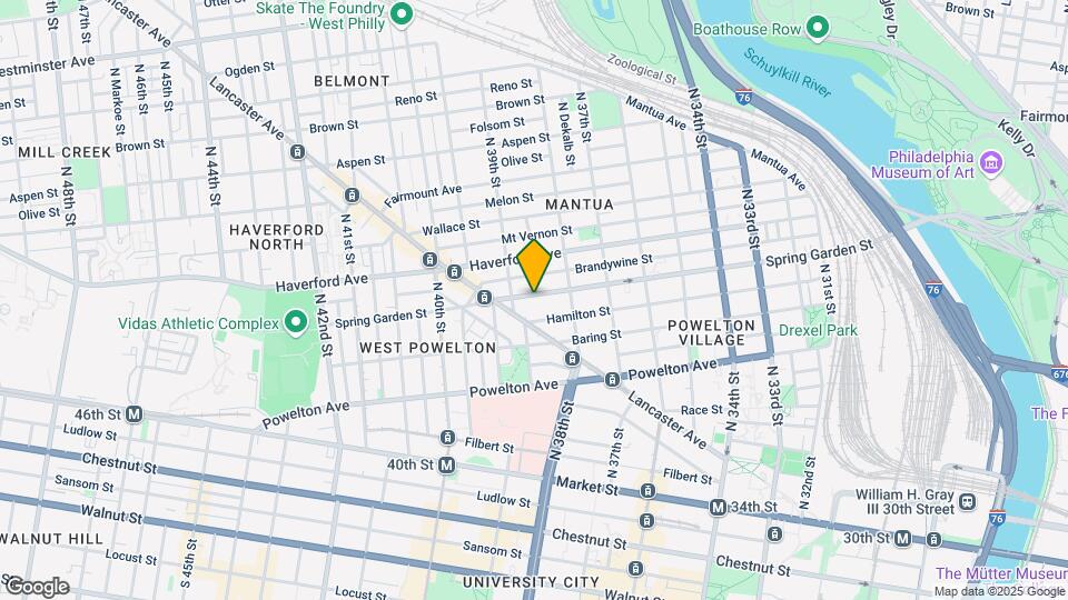 3836 Spring Garden St Map and Location Details