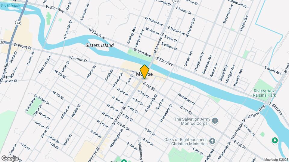 49 S Monroe St, Unit Front Map and Location Details
