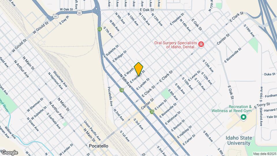 719 East Fremont Street, Unit APT #4 Map and Location Details