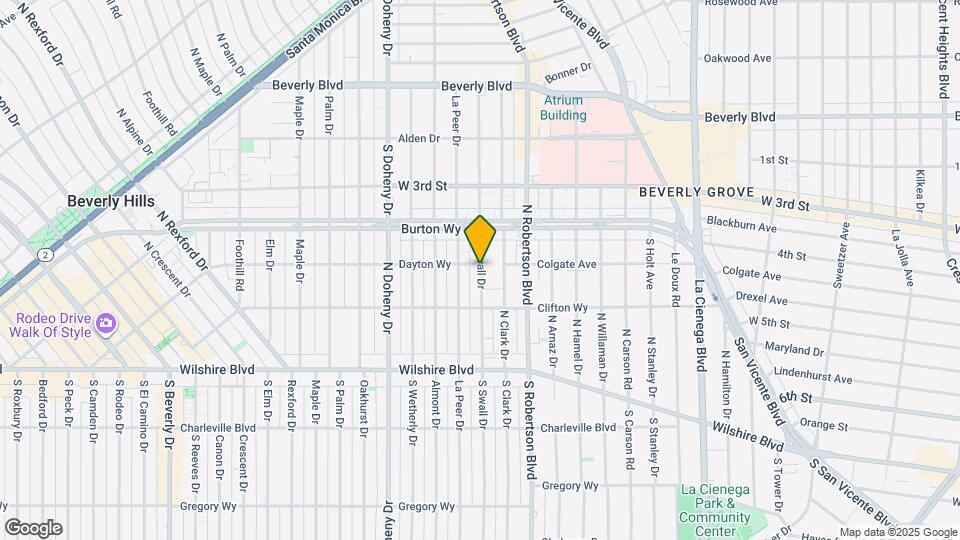 265 N Swall Dr Map and Location Details