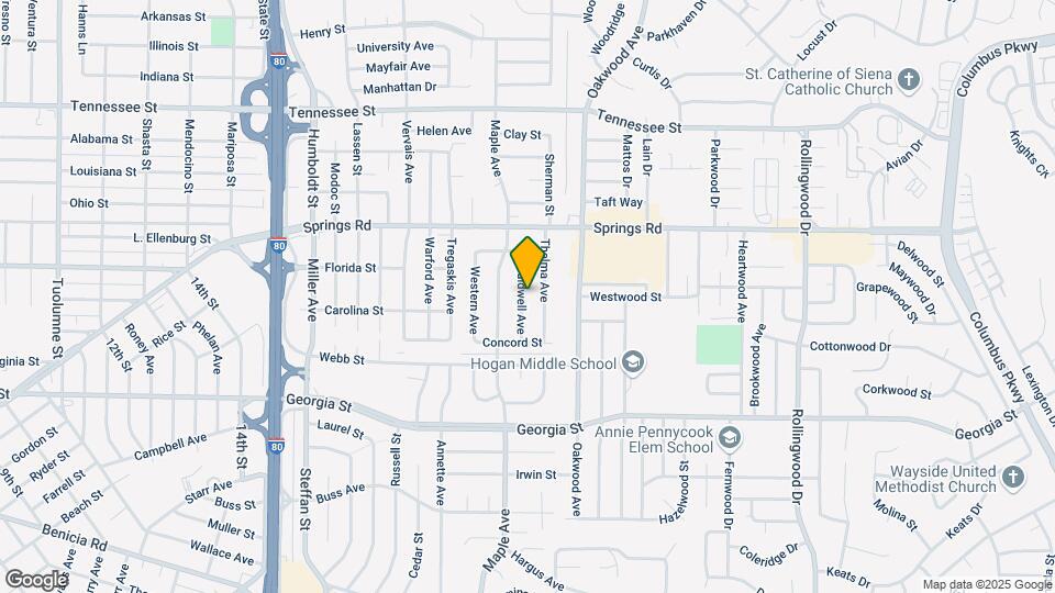 1034 Caldwell Ave Map and Location Details