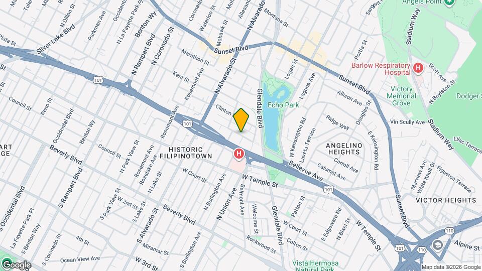 1804 Bellevue Ave Mapa y Detalles de la Ubicación
