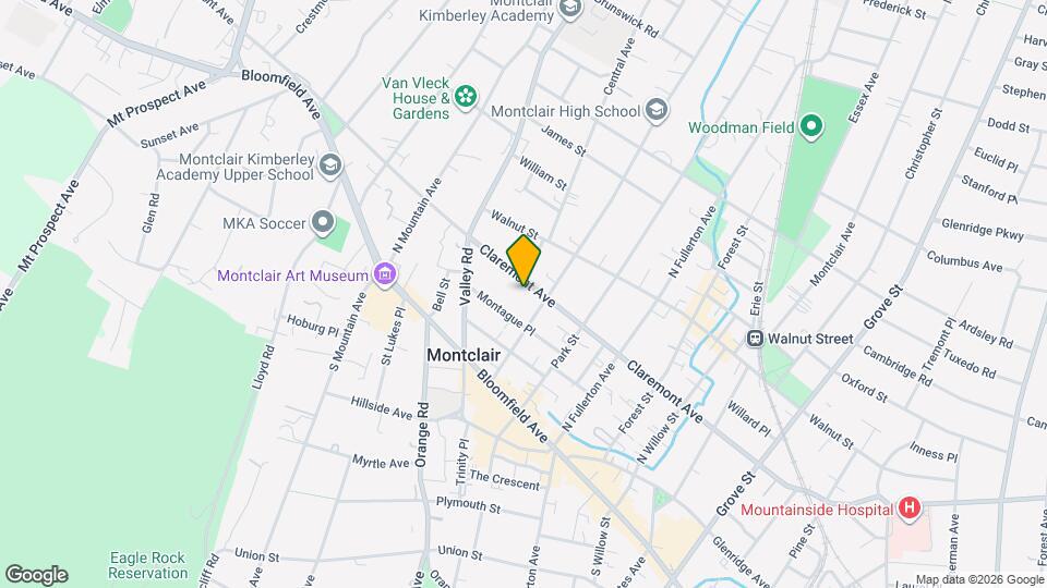 262 Claremont Ave Mapa y Detalles de la Ubicación