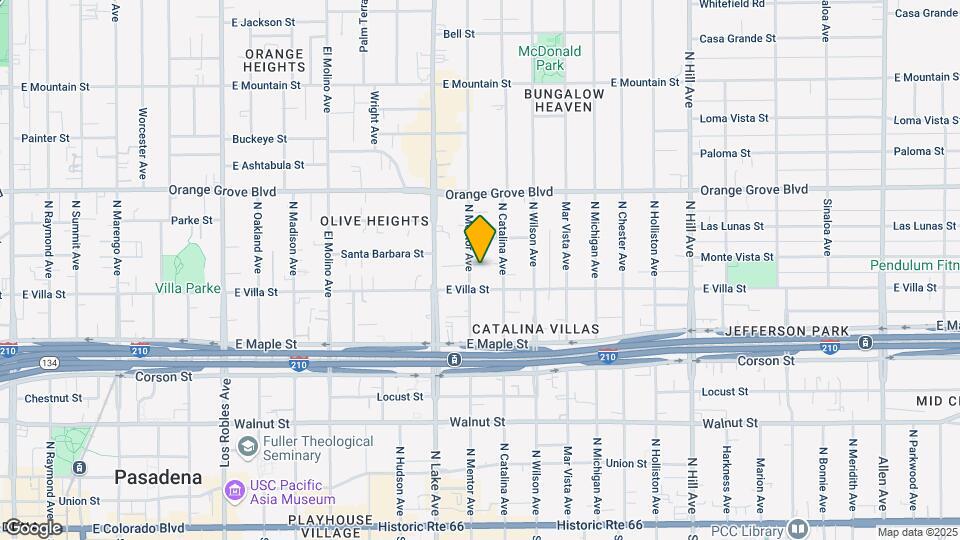 Mentor Palms Apartments Map and Location Details