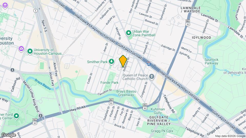 2418 Delafield St Map and Location Details