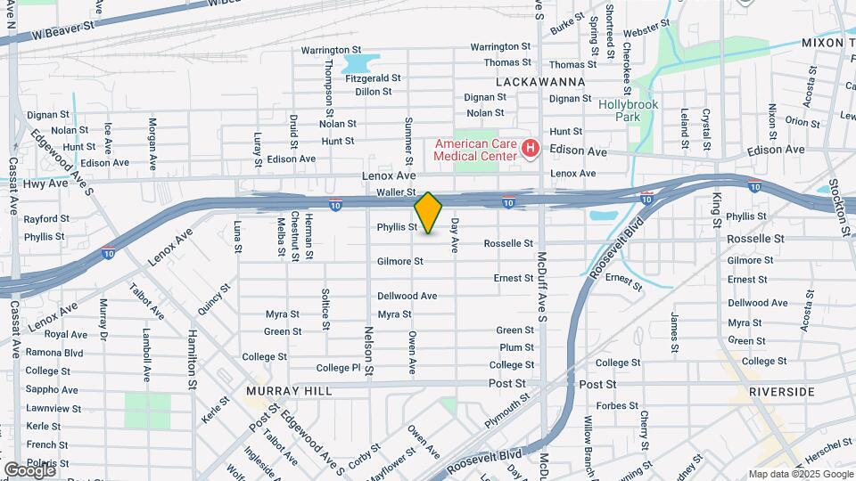3233 Rosselle St Map and Location Details