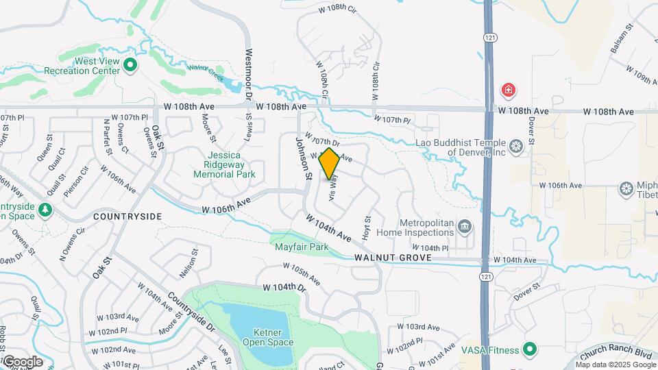 10439 Iris Way Map and Location Details