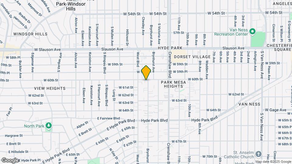 6003 Brynhurst Ave Mapa y Detalles de la Ubicación