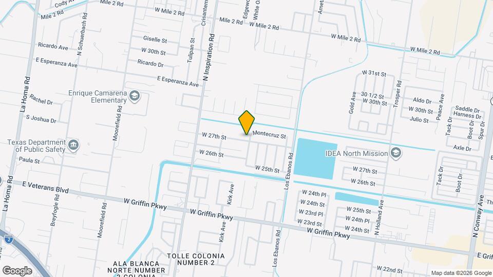 2701 Silver Oak Ave Mapa y Detalles de la Ubicación