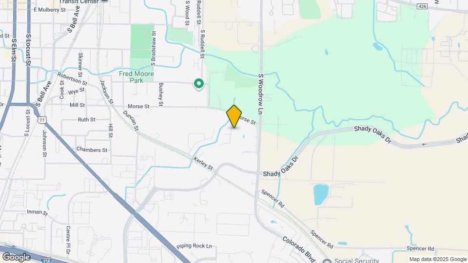 925 Baldwin St Map and Location Details