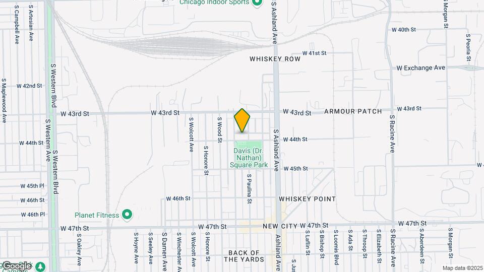 1710 W 44th St Map and Location Details