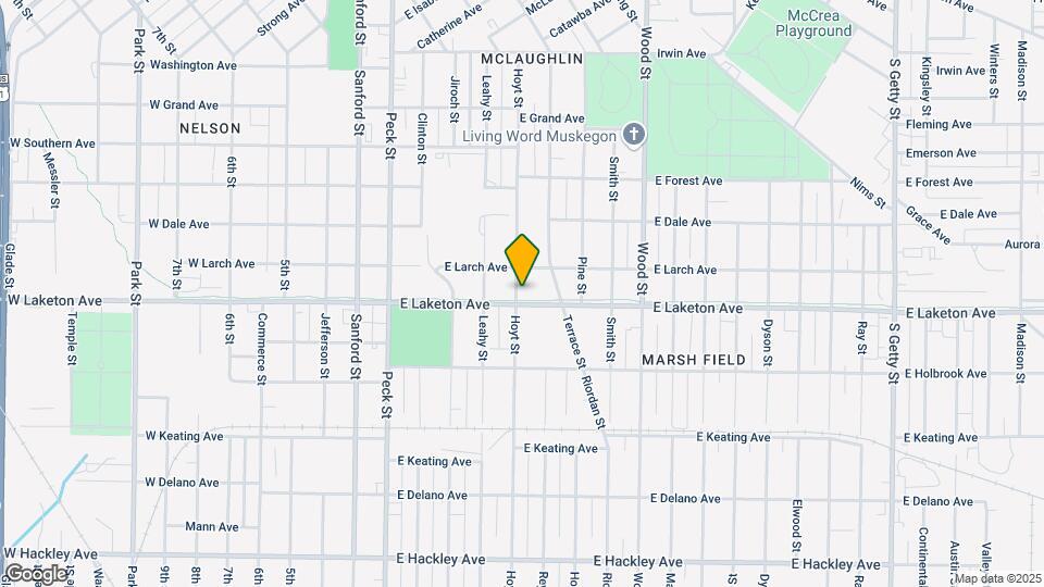 1784 Hoyt St Map and Location Details