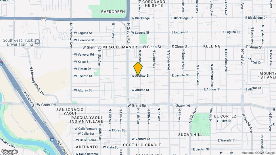 309 W Jacinto St Map and Location Details