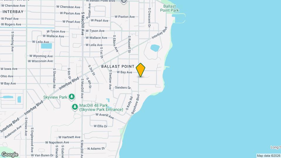 5812 Bayshore Blvd Map and Location Details