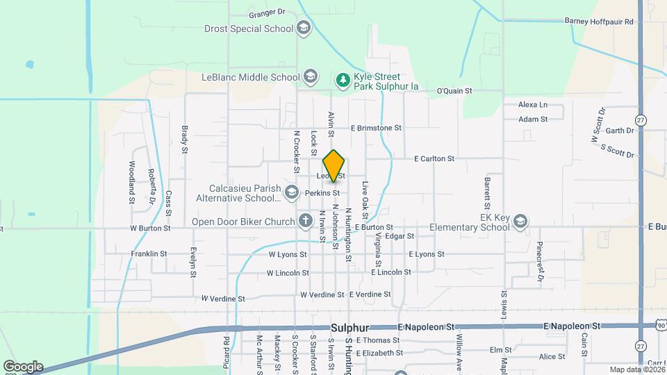 705 N Johnson St Map and Location Details