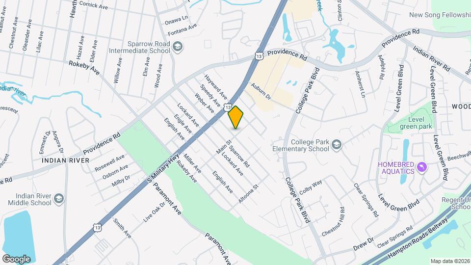 1940 Weber Ave Map and Location Details