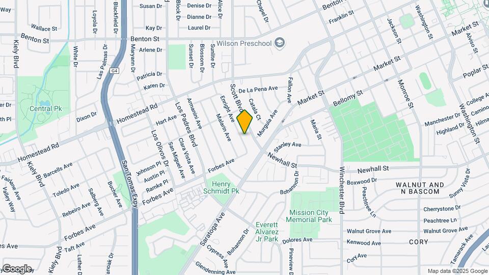 637 Enright Ave Mapa y Detalles de la Ubicación