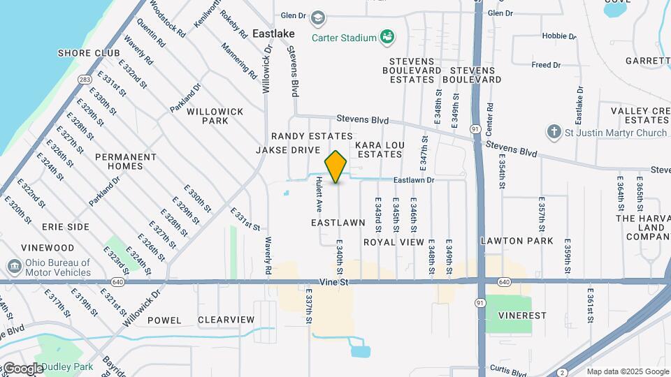 1228 E 340th St Map and Location Details