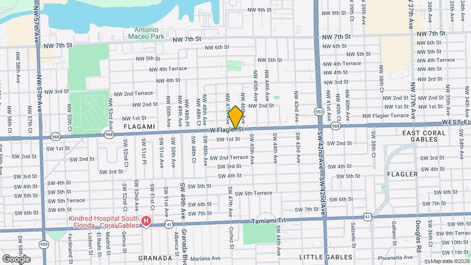 4650 W Flagler St Map and Location Details