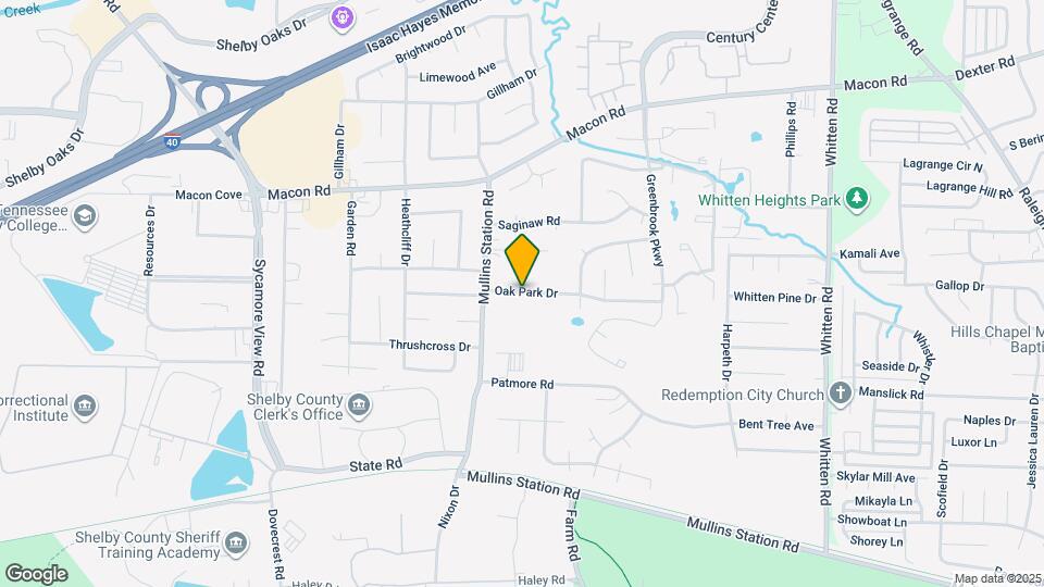 6423 Oak Park Dr Map and Location Details