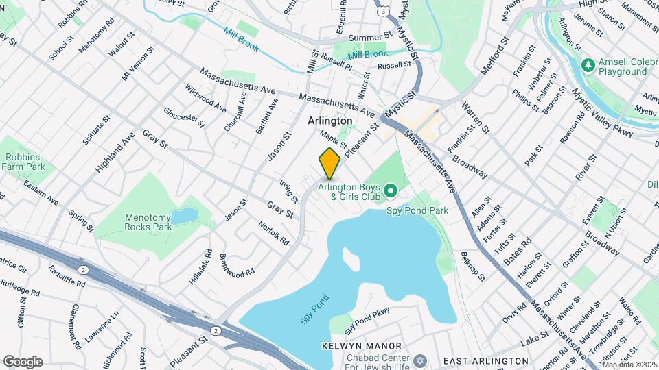 114 Pleasant St, Unit #104 Map and Location Details