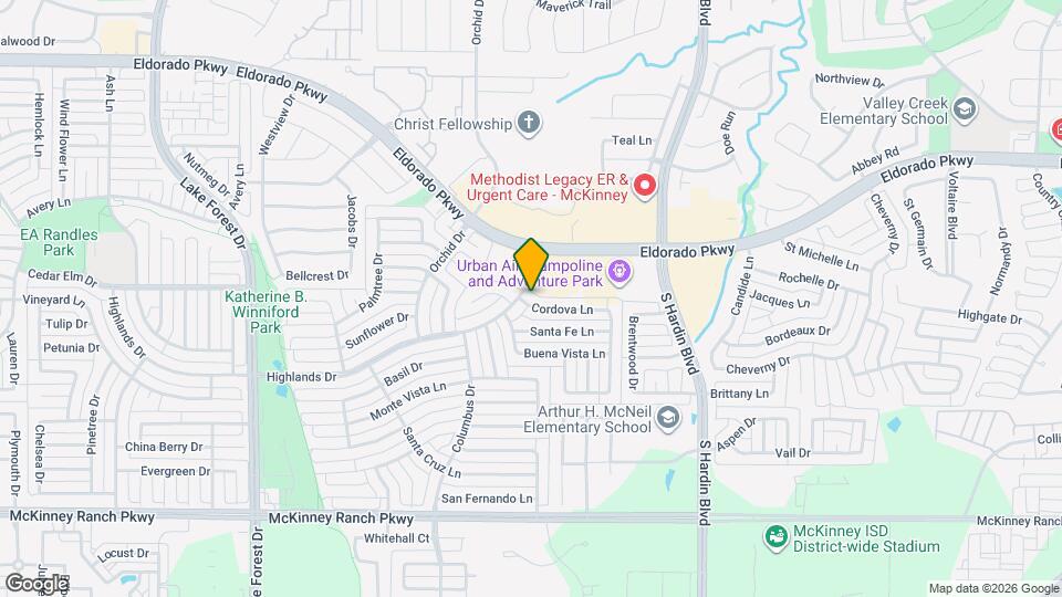 4436 Cordova Ln Map and Location Details