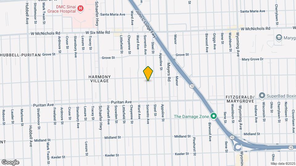 16230 Sorrento Ave Map and Location Details