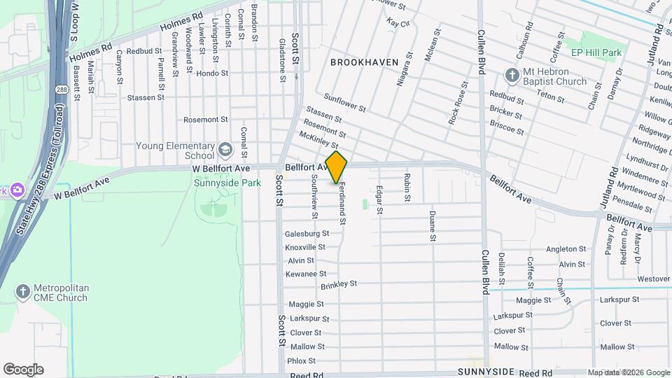 4229 Elmwood St Map and Location Details