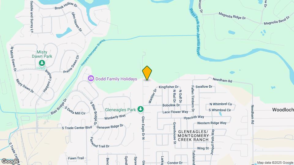 9808 Woodhollow Dr Map and Location Details