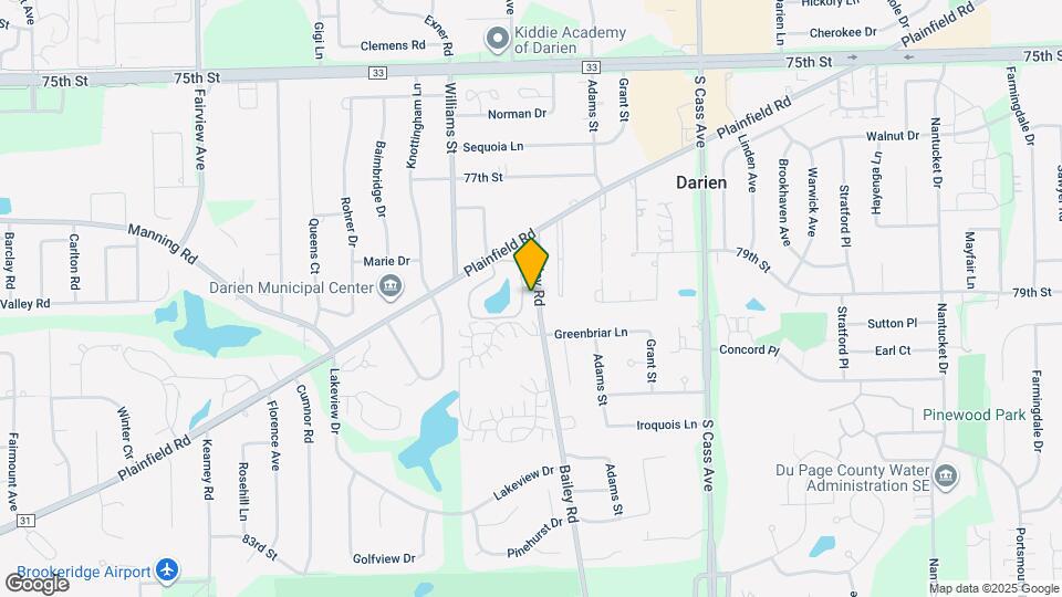7825 Darien Lakes Dr Map and Location Details