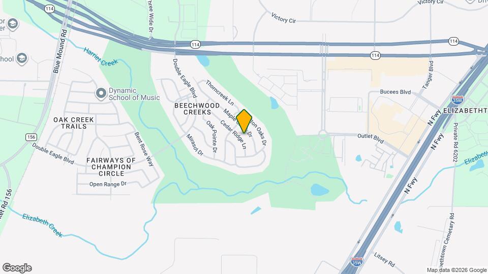 2921 Cedar Ridge Ln Map and Location Details