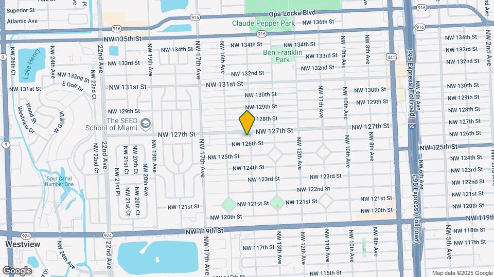 12620 NW 15th Ave Map and Location Details