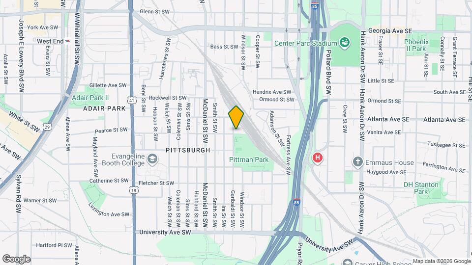 934 Garibaldi St SW Mapa y Detalles de la Ubicación