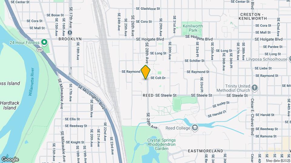 5061 SE 28th Ave Map and Location Details