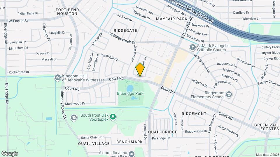 5719 Lycomb Dr Map and Location Details