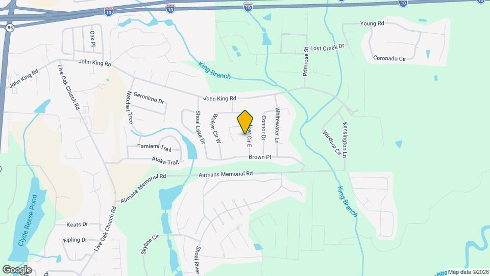 116 Walker Cir E Map and Location Details
