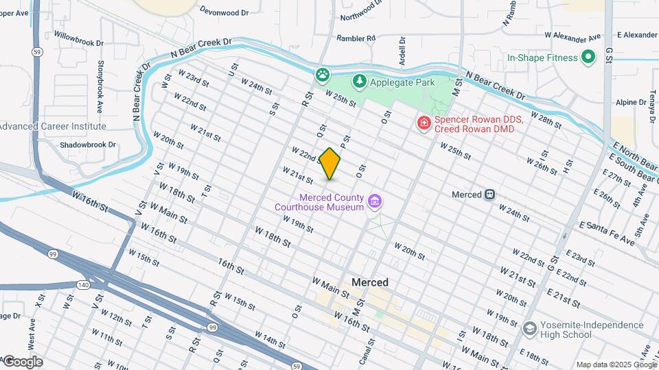 859 W 21st St Map and Location Details