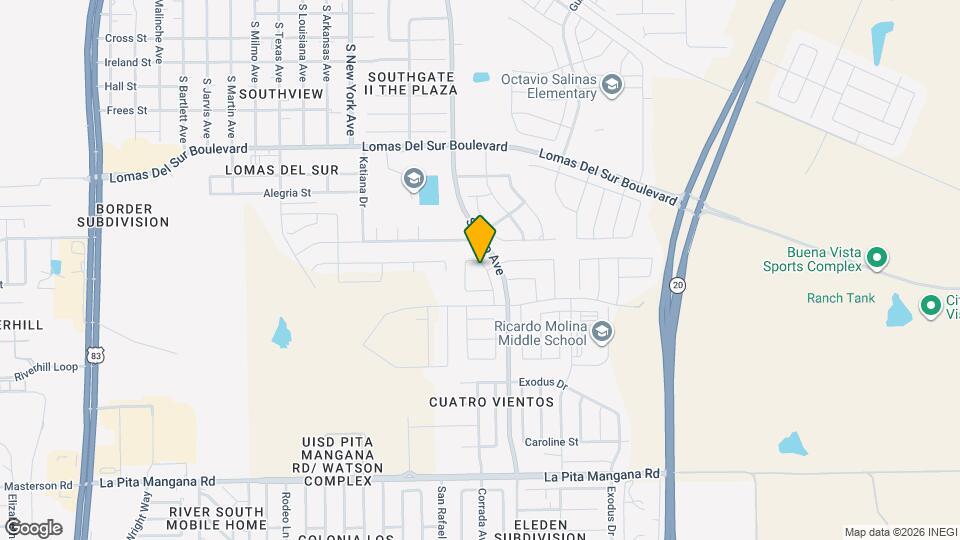 4222 Lorisa Dr Map and Location Details