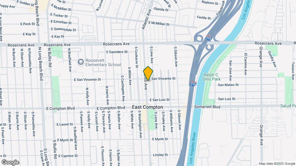 14710 S Atlantic Ave Map and Location Details