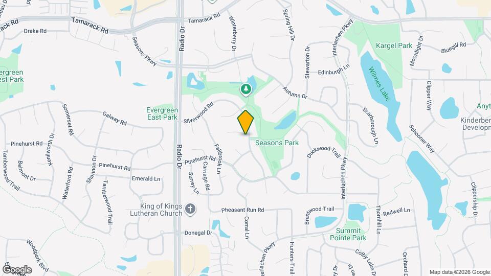 1250 Silverwood Ct Map and Location Details