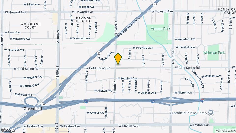 4270 S 68th St, Unit Lower Map and Location Details