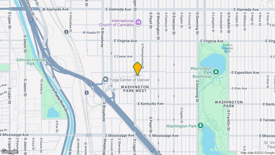 724-724 S Logan St Map and Location Details