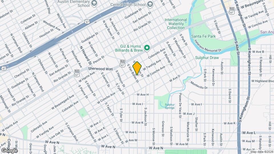 310 S Van Buren St Map and Location Details