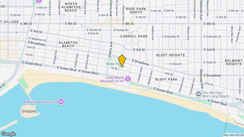 2121 E 1st St Map and Location Details