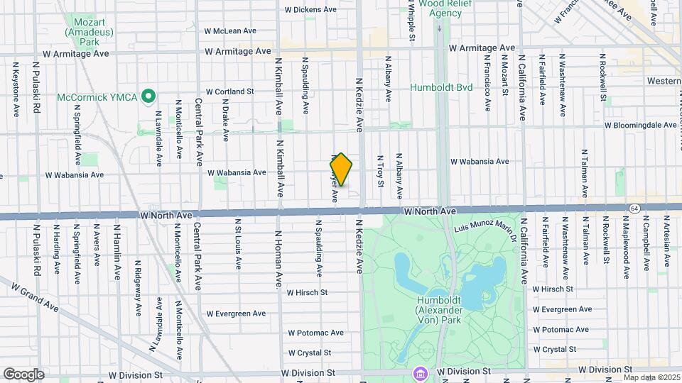 1629 N Sawyer Ave Map and Location Details