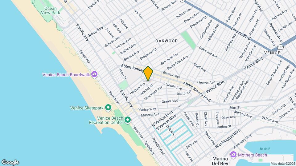 1310 Riviera Ave Mapa y Detalles de la Ubicación