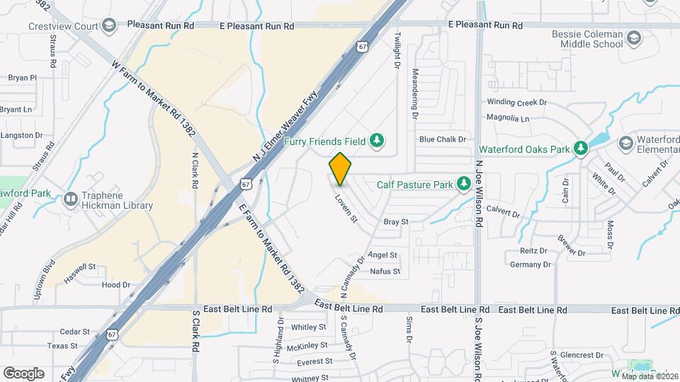 725 Lovern St Map and Location Details